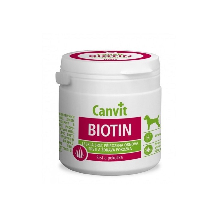 Canvit Biotin pro psy 100g new