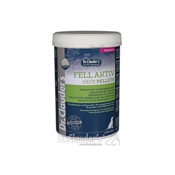 Dr.Clauder´s Fell Aktiv Hefe Pellets (droždí) 600g dog
