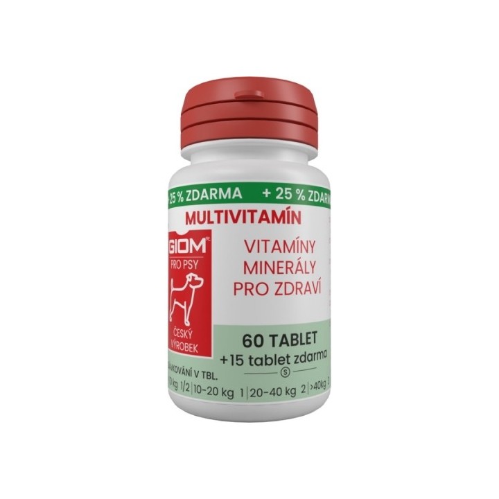 Giom S Multivitamín 60ks tablety dog+cat