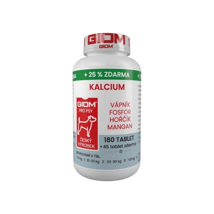 Giom S Kalcium 180ks tablety dog+cat