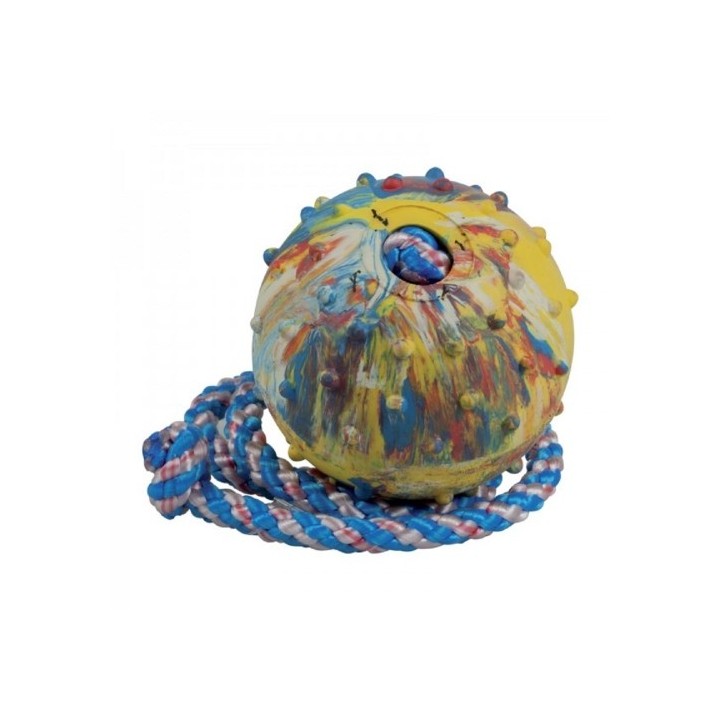 Aport míč 6cm s prováz. 50cm Gappay