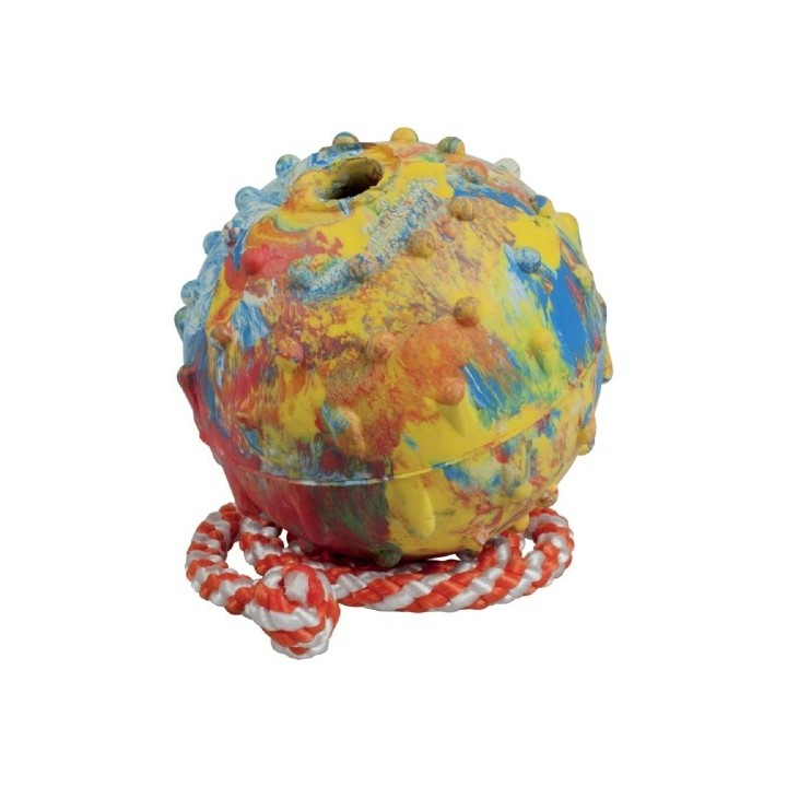 Aport míč 7cm s prováz.100cm Gappay