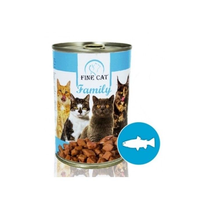 Fine cat Family 415g ryba