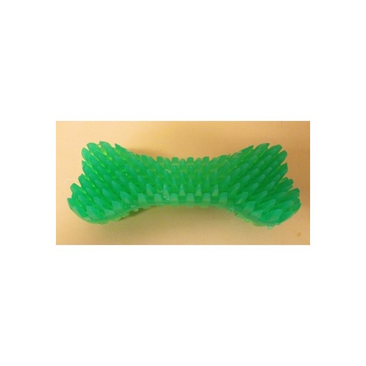 Kost gumová s ostny 18,5cm s vůní/neon