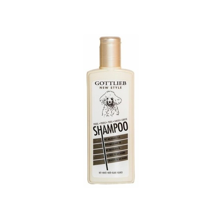 Gottl.šamp. 300ml pudl bílý s makadamovým olejem