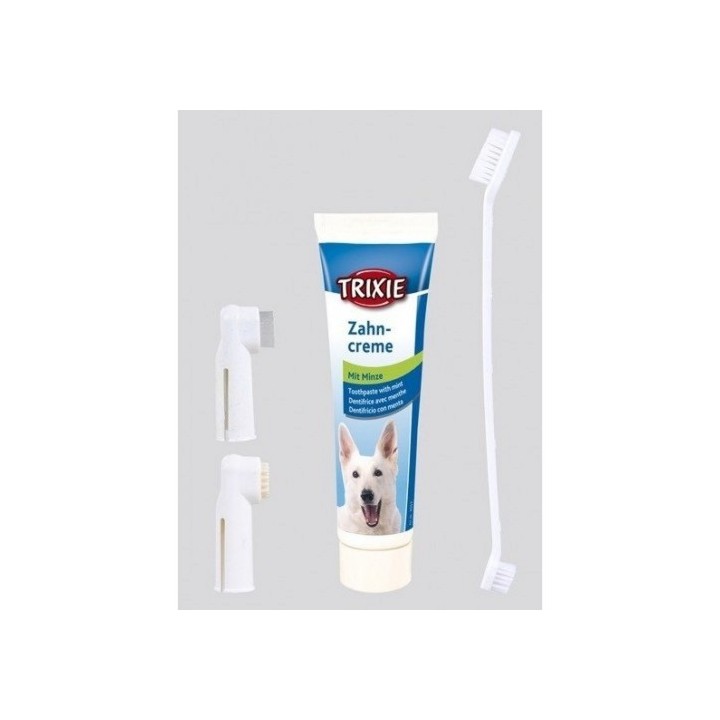 Pasta + zubní kartáčky Trixie