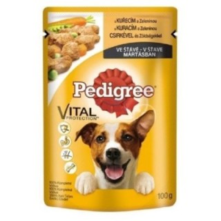 Pedigree 100g kapsička kuřecí/zelenina ve šťávě dog