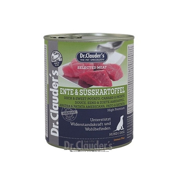 Dr.Clauder´s Ente & Süsskartoffel (kachna s batáty) 800g dog