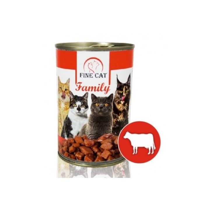 Fine cat Family 415g hovězí