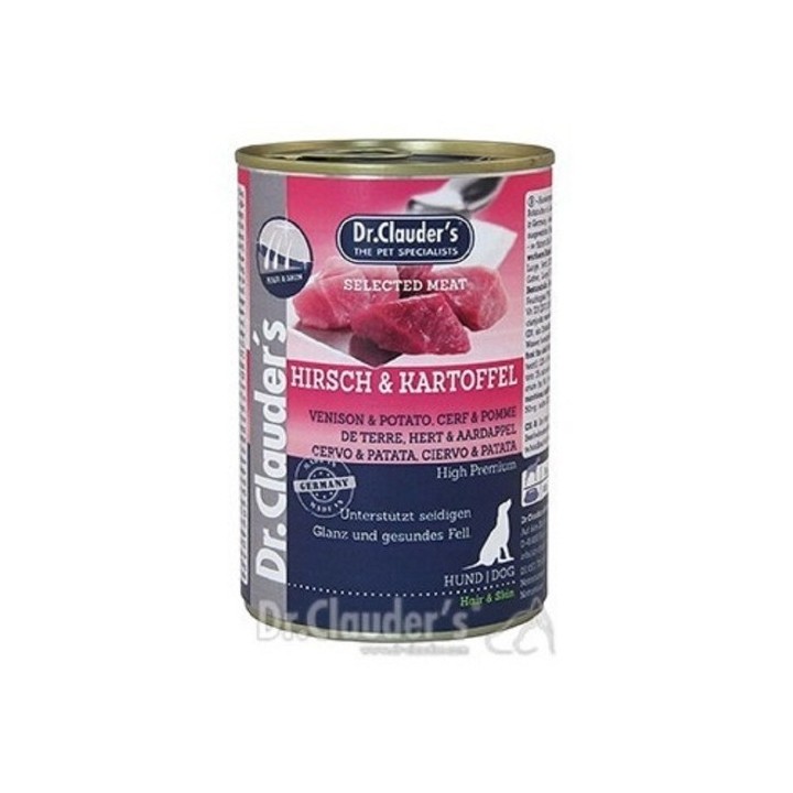 Dr.Clauder´s Hirsch & Kartoffel (jelen s bramborem) 400g dog