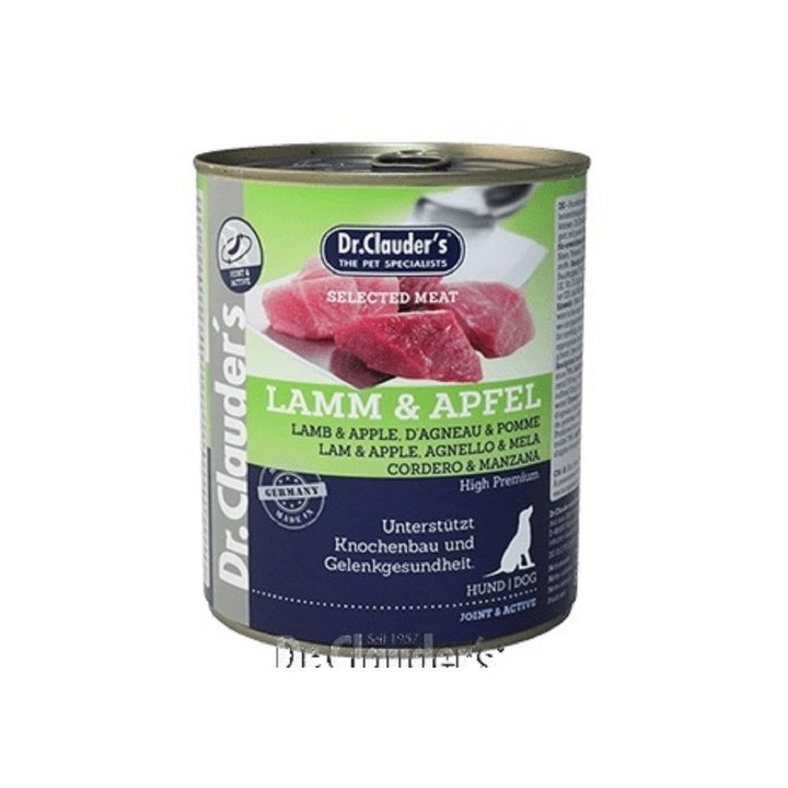 Dr.Clauder´s Lamm & Apfel (jehně s jablkem) 800g dog