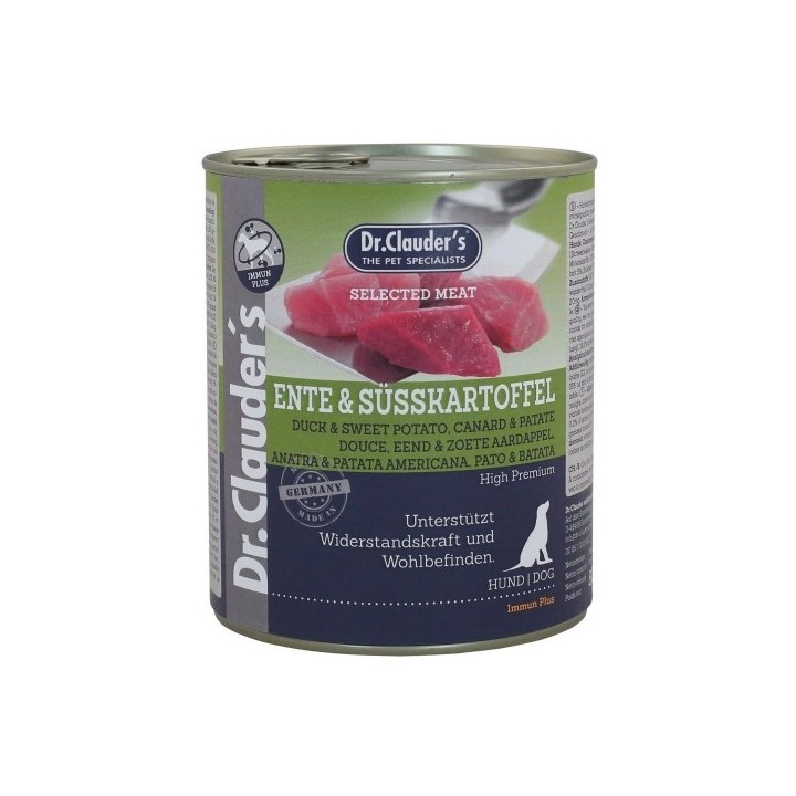 Dr.Clauder´s Ente & Süsskartoffel (kachna s batáty) 800g dog AKCE
