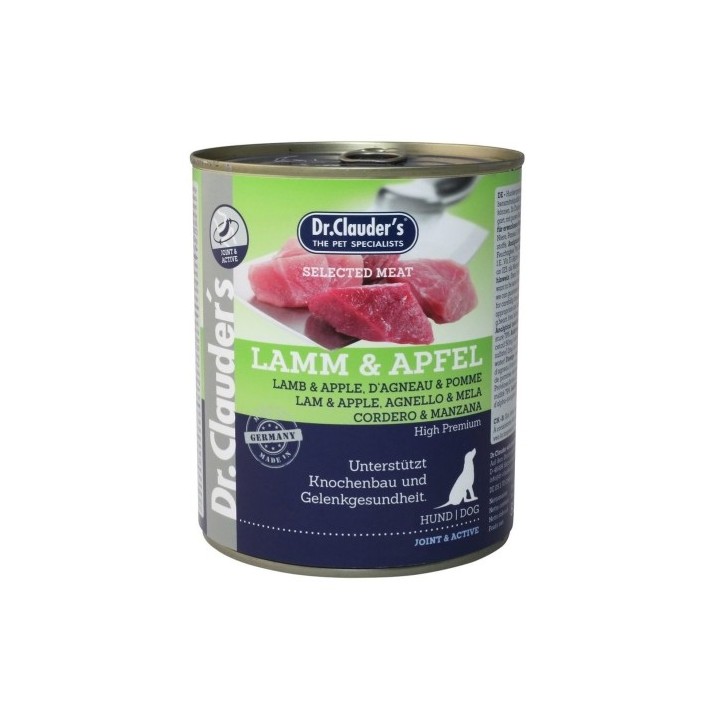 Dr.Clauder´s Lamm & Apfel (jehně s jablkem) 800g dog AKCE