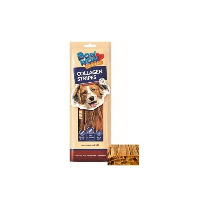 Bow Wow Jelly snack Protein strips 60g/20ks dog