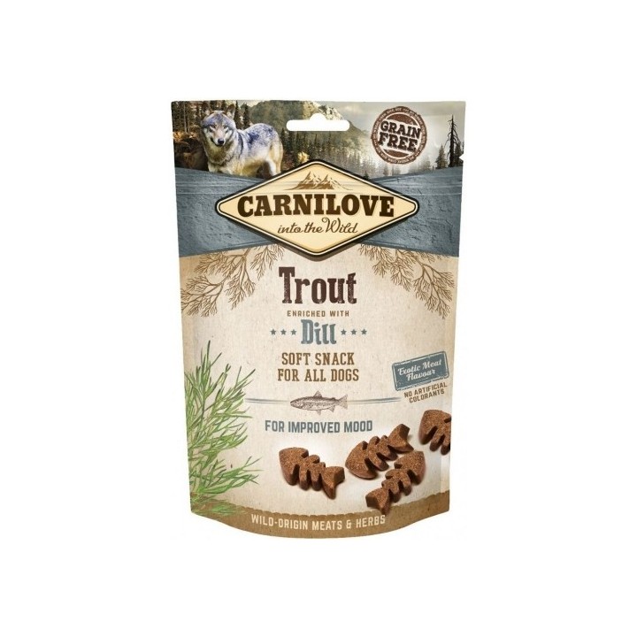 Carnilove Dog pamlsek 200g rybí s příchutí kopru