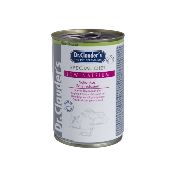Dr.Clauder´s Special Diet Low Natrium 400g dog  AKCE
