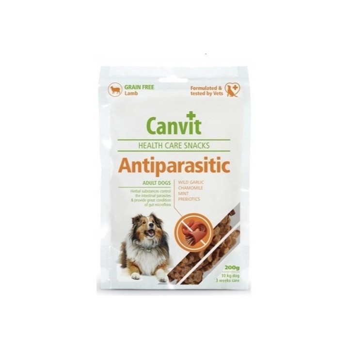 Canvit snacks Antiparasitic 200g  AKCE