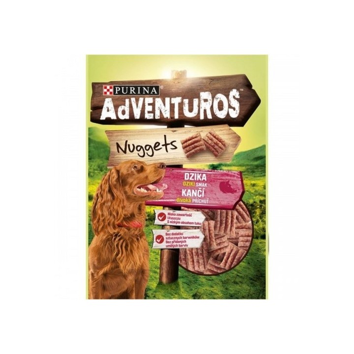 Adventuros nugetky s kančí příchutí 90g