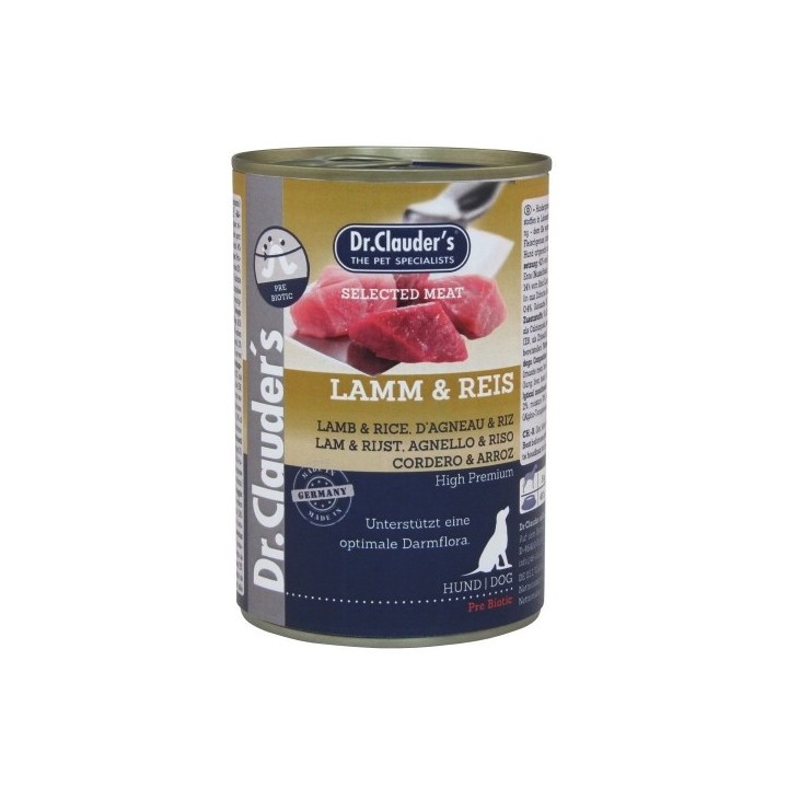 Dr.Clauder´s Lamm & Reis (jehně s rýží) 400g dog AKCE