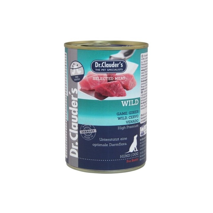 Dr.Clauder´s Wild (zvěřina) 400g dog AKCE