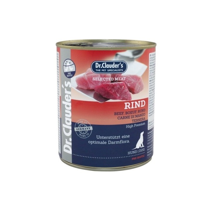 Dr.Clauder´s Rind (hovězí) 800g dog AKCE