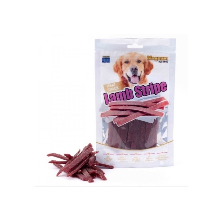 Magnum Lamb stripe - proužky 80g dog