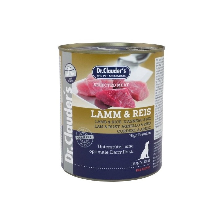 Dr.Clauder´s Lamm & Reis (jehně s rýží) 800g dog AKCE