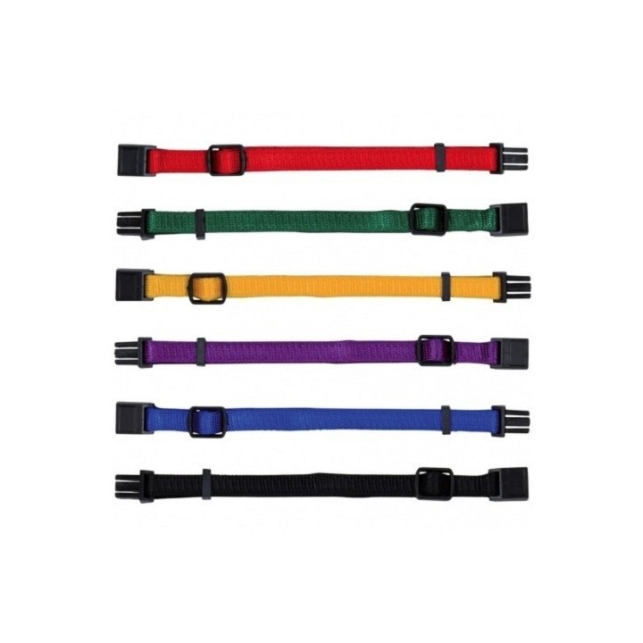 Obojky nylonové 1/17-25cm rozeznávací 6ks/bal č.1