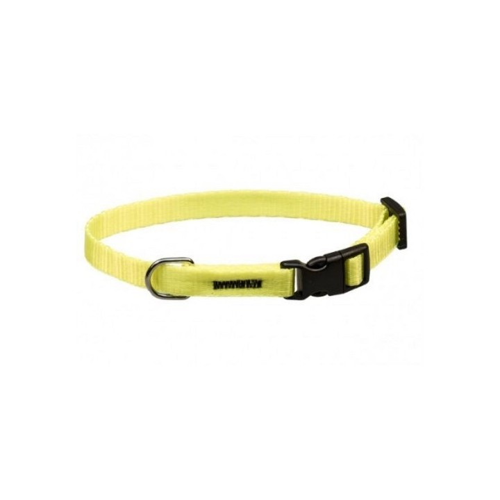 Obojek popruh 1,0x18-28cm neon-žlutý
