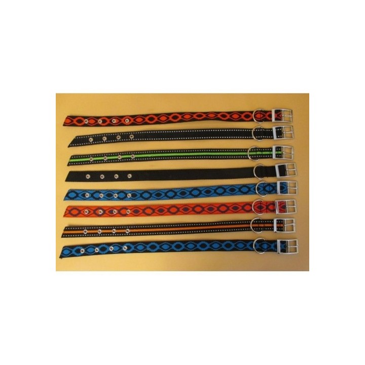 Obojek popruh 2,5x42cm s velkou sponou