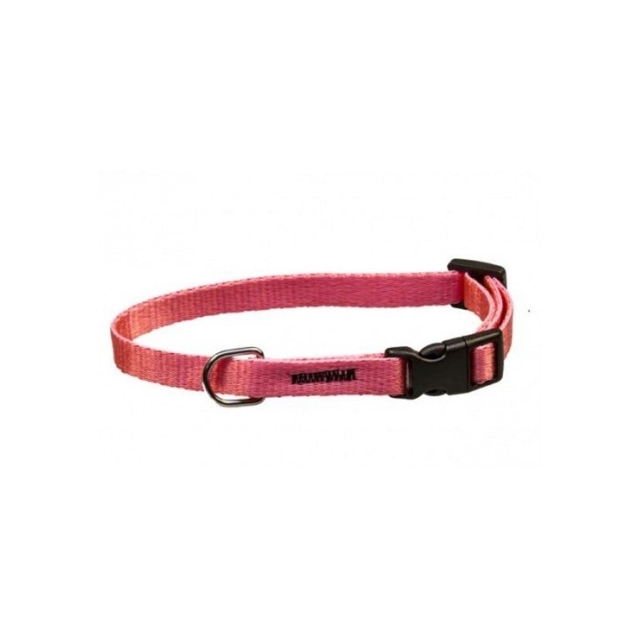 Obojek popruh 1,0x18-28cm neon-růžový