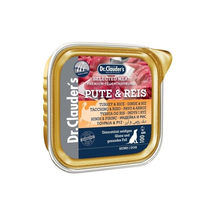 Dr.Clauder´s paštika Pute (krůta) 100g dog  AKCE