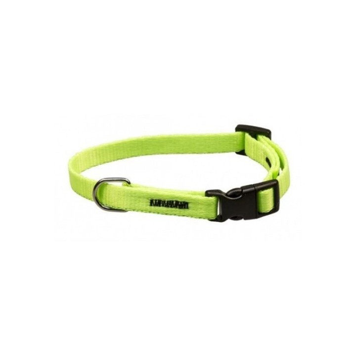 Obojek popruh 1,0x18-28cm neon-zelený