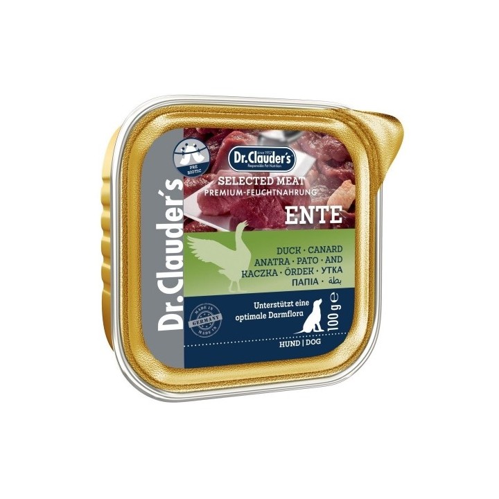 Dr.Clauder´s paštika Ente (kachní maso) 100g dog AKCE
