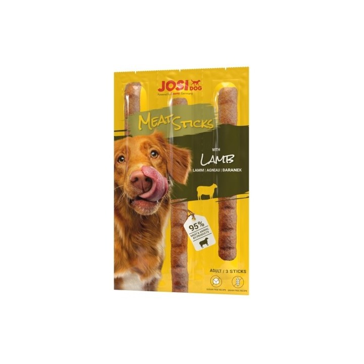 JosiDog 33g Meat Sticks Lamb (3x11g)