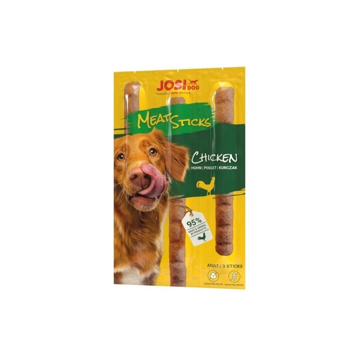 JosiDog 33g Meat Sticks Chicken (3x11g)