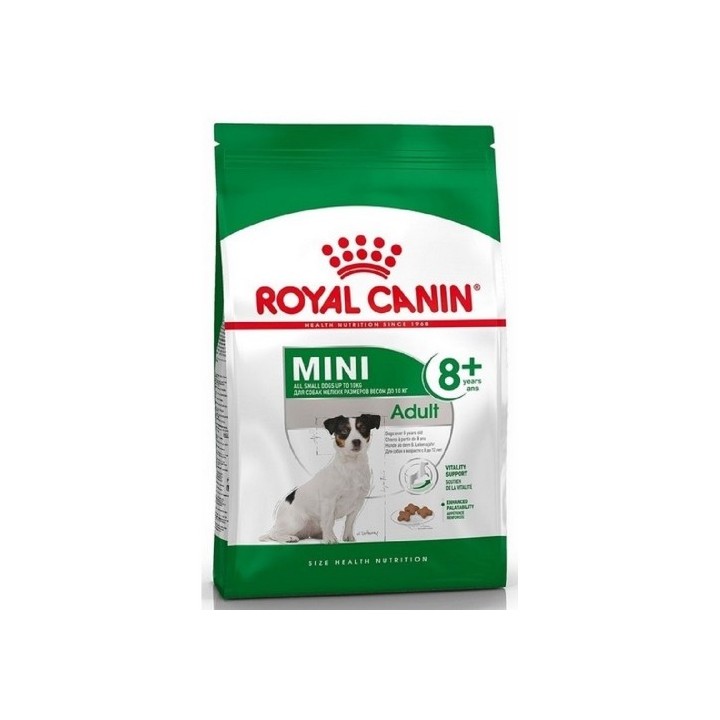 Royal Canin  8kg mini Adult 8+ dog