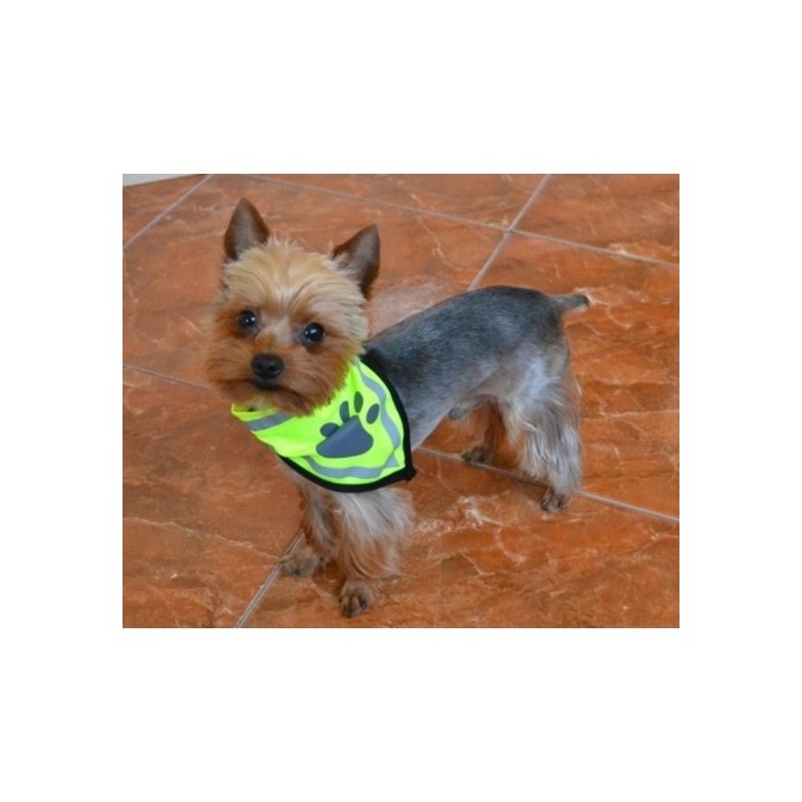 Šátek reflexní pro psa XS-S 22-28cm