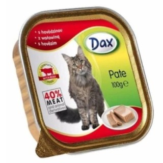 Dax 100g vanička s hovězím Pate cat