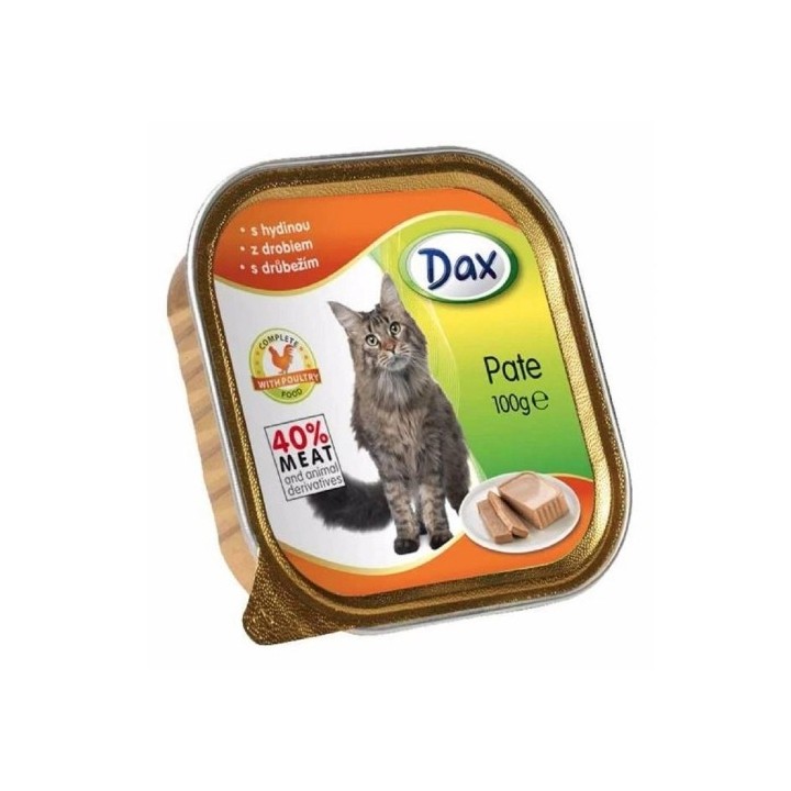 Dax 100g vanička s kuřecím Pate cat