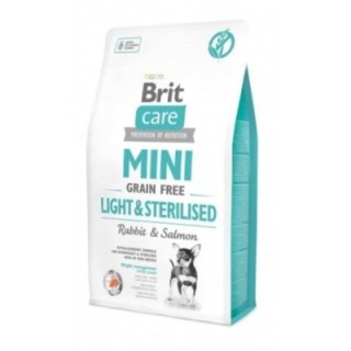 Brit Care Mini 2,0kg Light Sterilised grain free rabbit+salmon dog