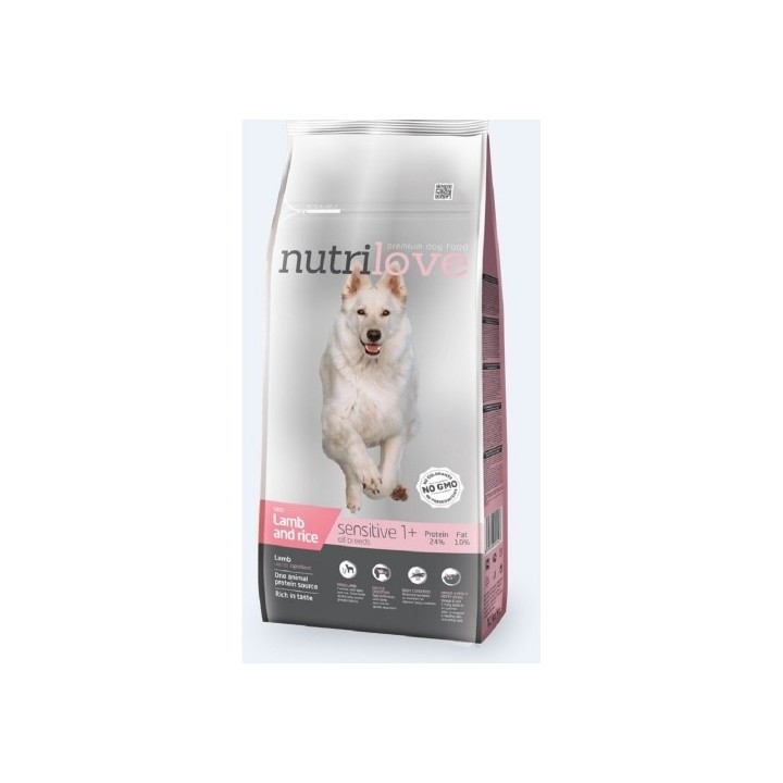 Nutrilove  3 kg Sensitive dog s jehněčím