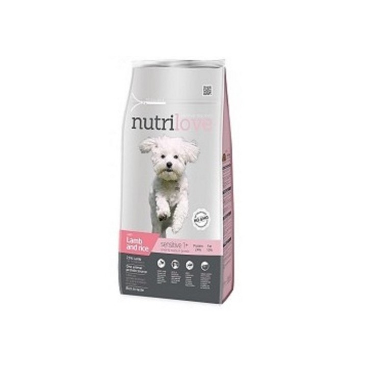 Nutrilove  8 kg Sensitive SB+MB dog s jehněčím