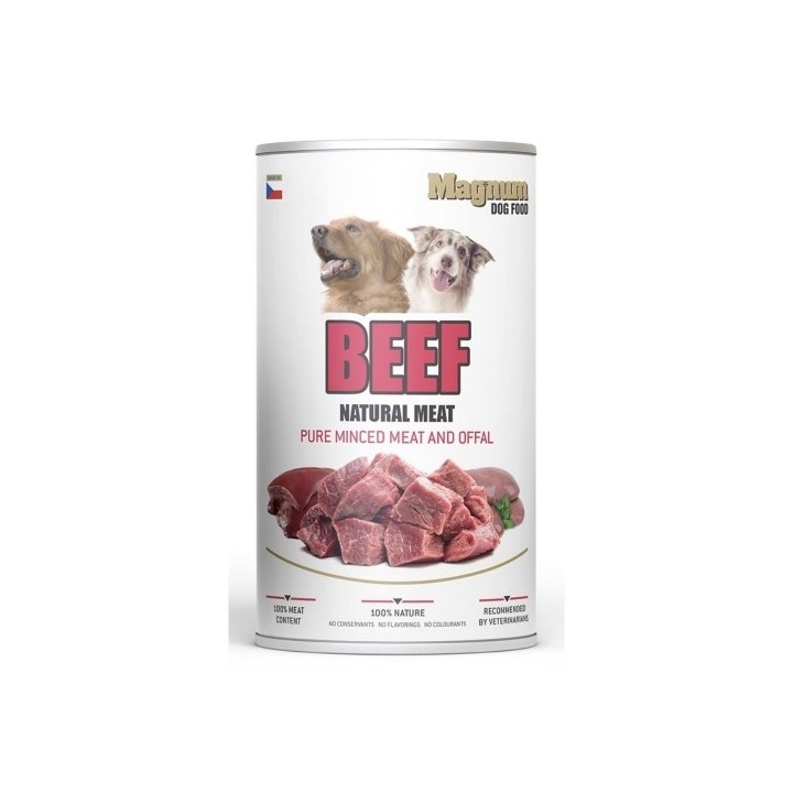 Magnum 1200g Natural Beef meat dog