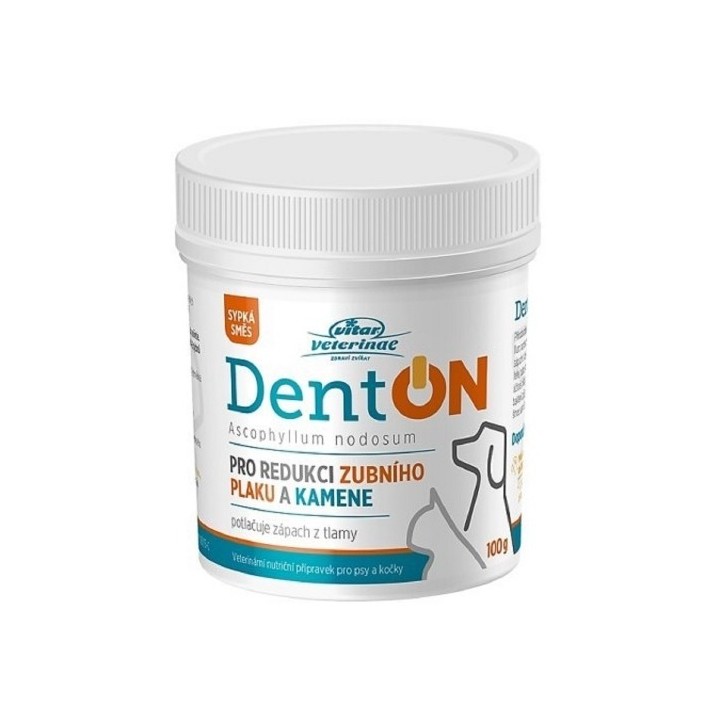 DentON 100g pro redukci zubního plaku a kamene,sypká směs  AKCE