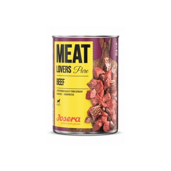 Josera dog 400g Meat Lovers Pure Beef (hovězí)