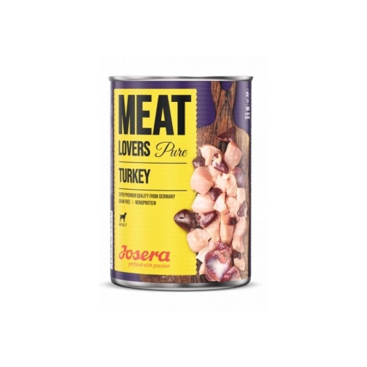 Josera dog 400g Meat Lovers Pure Turkey (krůtí)
