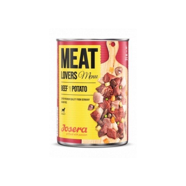 Josera dog 400g Meat Lovers Menu Beef with Potato (hovězí s brambory)