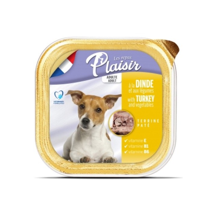 Plaisir 300g krůta a zelenina dog