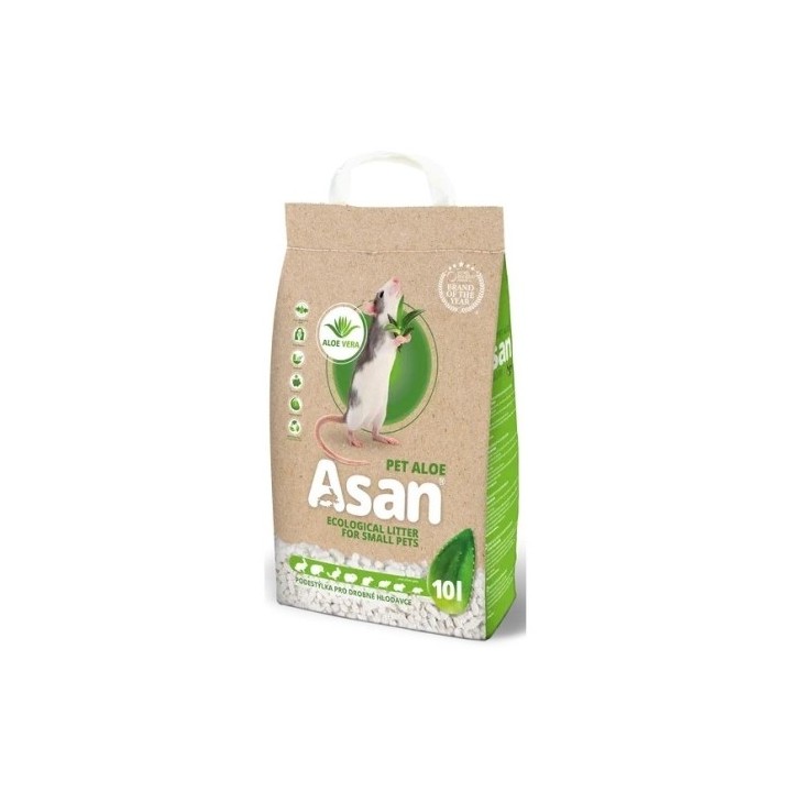 Stelivo Asan Pet Aloe 10l hlodavec